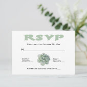 Bloemrijke RSVP Mintgroene Vetplant Cactusreactie (Staand voorkant)