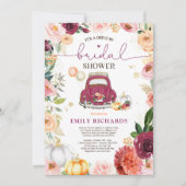 Bloemrijke rustieke pompoen rijden door Vrijgezell Kaart (Voorkant)