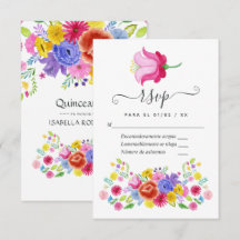 Bloemrijke Spaanse Fiesta Quinceañera