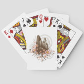 Bloemrijke Stad Pokerkaarten (Achterkant)