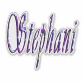 Bloemrijke Stephani Naam, Sticker (Voorkant)