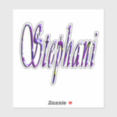 Bloemrijke Stephani Naam, Sticker (Vel)