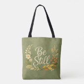 Bloemrijke Stille - Boodschappentas Tote Bag (Achterkant)