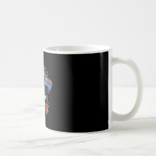 Bloemrijke Suiker Schedel Dag Van De Doden Dia De Koffiemok