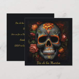 Bloemrijke Suiker Schedel Dia de los Muertos Calav