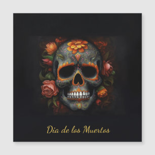 Bloemrijke Suiker Schedel Dia de los Muertos Calav