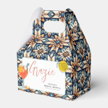 Bloemrijke tegel sappige oranje spritz-douche