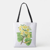 Bloemrijke terug naar school tote bag (Achterkant)
