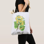 Bloemrijke terug naar school tote bag (Dichtbij)