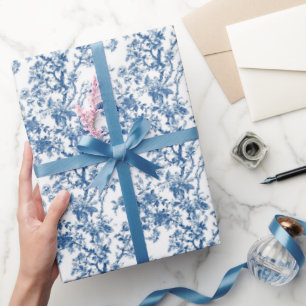Bloemrijke Toile Elegantie Cadeaupapier