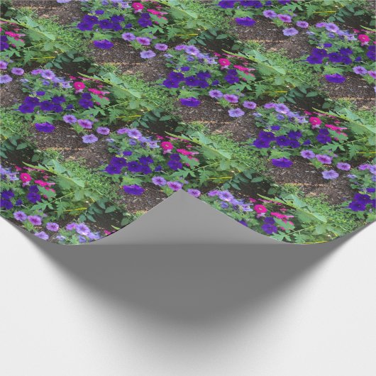 bloemrijke tuin cadeaupapier (Hoek)