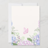 Bloemrijke tuinvrienden verjaardag kaart (Achterkant)