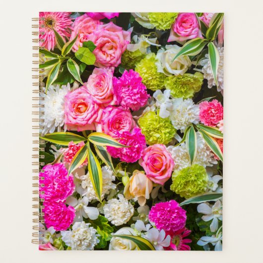 Bloemrijke Uitbarsting – Elegante Tuin Planner (Voorkant)