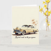 Bloemrijke Vaderdag Autokaart Kaart (Gele Bloem)