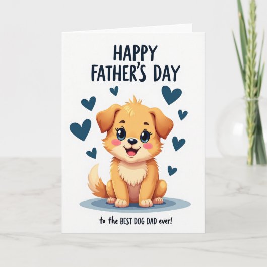 Bloemrijke Vaderdag Beste Kaart (Voorkant)