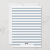 Bloemrijke Valentijnskaart - Stofblauw Feestdagenkaart (Achterkant)