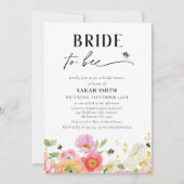 Bloemrijke veelkleurige bruid tot bij Vrijgezellen Kaart (Voorkant)