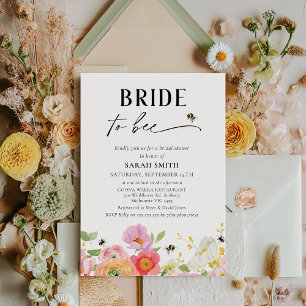 Bloemrijke veelkleurige bruid tot bij Vrijgezellen Kaart