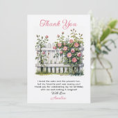 Bloemrijke Verjaardagskaart voor Eerste Verjaardag Kaart (Staand voorkant)