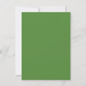 Bloemrijke vogel kunst bruiloft save the date (Achterkant)