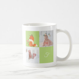 Bloemrijke Vos • Alfabet Monogram Mooie Baby Showe Koffiemok