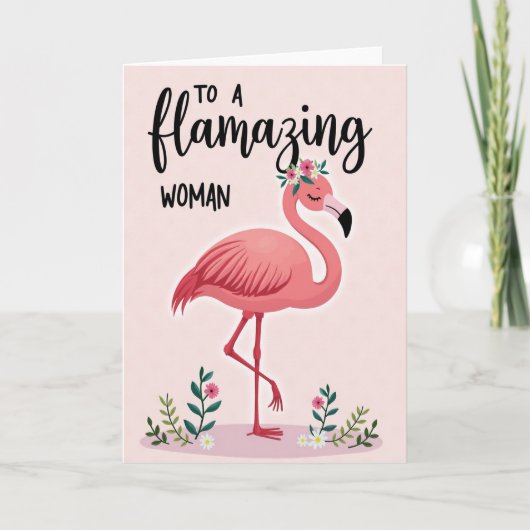 Bloemrijke Waadvogelkaart Kaart (Voorkant)