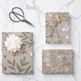 Bloemrijke Weide Dromen Wilde Bloemen Botanicals Inpakpapier Vel