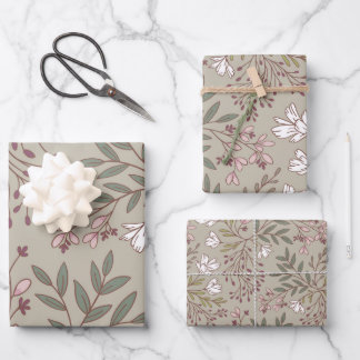 Bloemrijke Weide Dromen Wilde Bloemen Botanicals Inpakpapier Vel