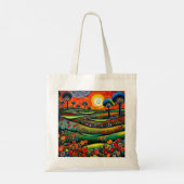 Bloemrijke Weiden 2 Tote Bag (Achterkant)