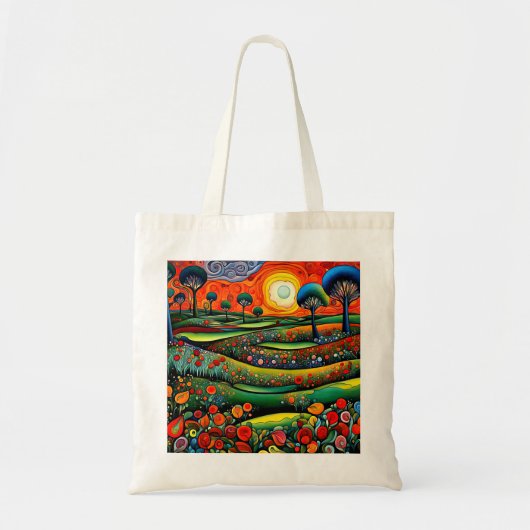 Bloemrijke Weiden 2 Tote Bag (Voorkant)