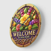 Bloemrijke Welkom In Onze Thuis Grote Klok (Hoek)