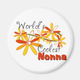 Bloemrijke Wereld koelste Nonna Magneet