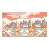 Bloemrijke Wereldkaart Botanische Illustratie Foto