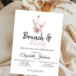 Bloemrijke wijnbrunch & bruisende bruidsdouche kaart