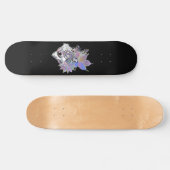 Bloemrijke Wolf I Persoonlijk Skateboard (Horizontaal)