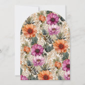 Bloemrijke zoete zestien uitnodiging (Achterkant)