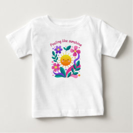 Bloemrijke Zon Kids T-Shirt