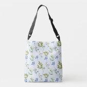Bloemrijke Zwerverslust Crossbody Tas (Achterkant)