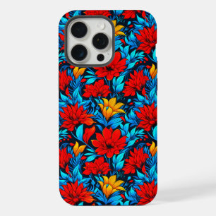 Bloemrood gele bloemen Patroon-13075 iPhone 15 Pro Max Case