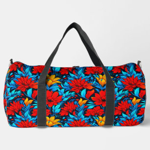 Bloemrood gele bloemen Patroon-13075 Plunjezak