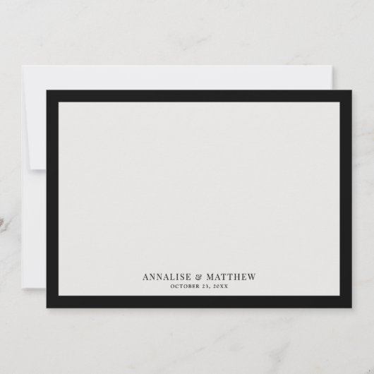 Bloemrood Zwart Gotische bruiloft Bedankkaart (Achterkant)