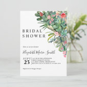 Bloemroze groene Cactus Succulent Vrijgezellenfees Kaart (Staand voorkant)