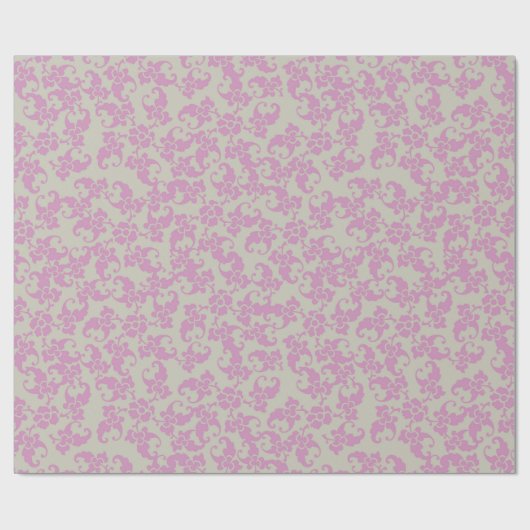  bloemroze ompakpapier cadeaupapier (Vlak)