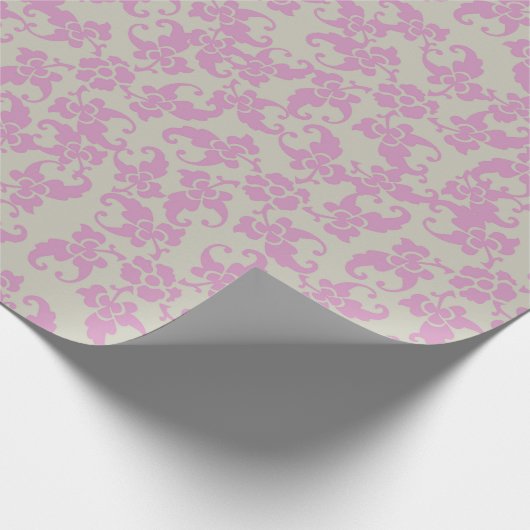  bloemroze ompakpapier cadeaupapier (Hoek)