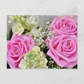 Bloemroze Rose Bloem Blank Briefkaart (Voorkant)
