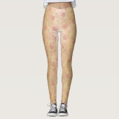 Bloemroze Rose Gold Shimmer Leggings (Voorkant)