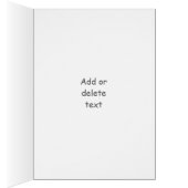 Bloemroze Rosebud Wenskaart (Binnen (Rechts))