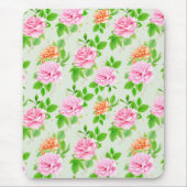 Bloemroze Rozen Patroon-2367 Muismat (Voorkant)