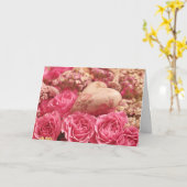 Bloemrozen Valentijnsdagkaart Kaart (Gele Bloem)