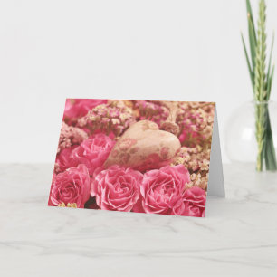 Bloemrozen Valentijnsdagkaart Kaart